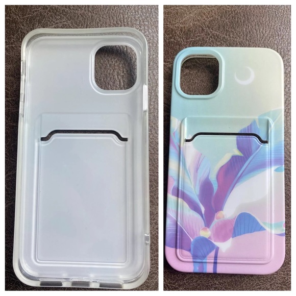 3️⃣3/25 Super Pretty Floral Phone Case for iPhone 13 w/ card holder/slot - Picture 4 of 4
